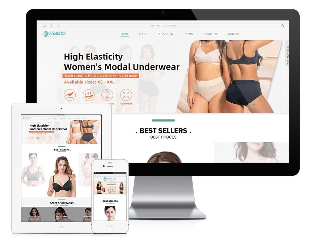 内衣服饰外贸网站-31393