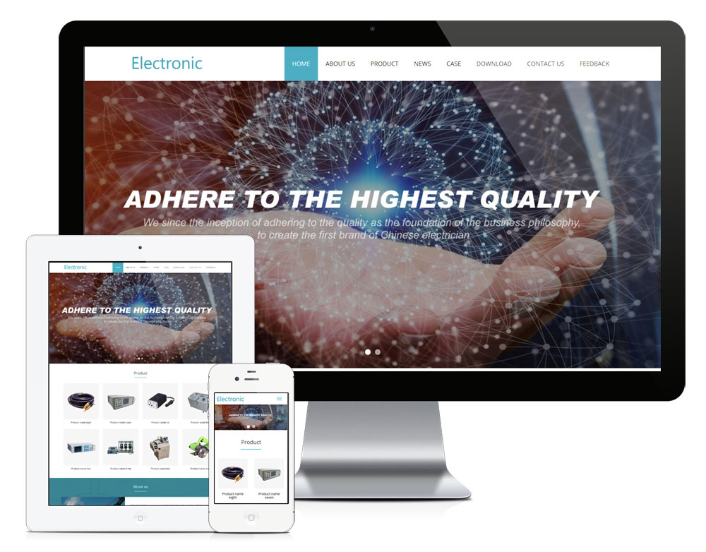 电子元件外贸网站-805